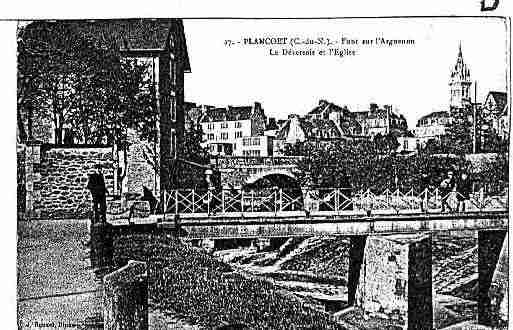 Ville de PLANCOET Carte postale ancienne